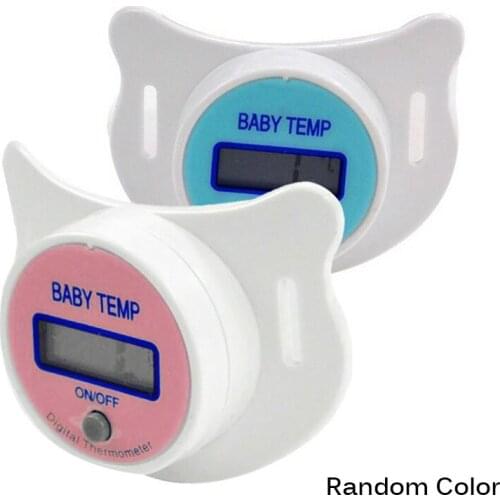 Baby Pacifier Thermometer Infant Electronic Boby Thermometer Children Silicone Fever Temperature Bar Baby Care Household Tools