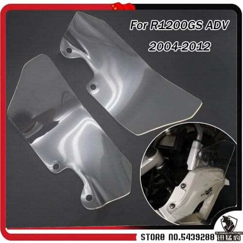 GS1200/R1200GS 04-12 Side Windshield Windscreen Wind Deflector for BMW R1200GS ADV 2004 2005 2006 2007 2008 2009 2010 2011 2012
