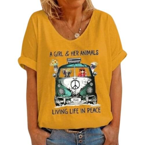 VICABO Womens Summer T-shirts