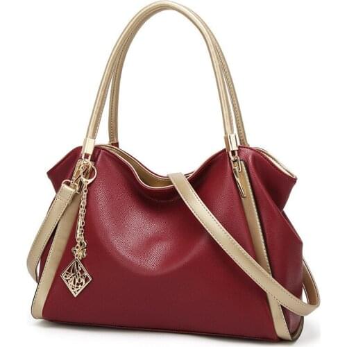 YOUSE Fashion womens bag handbag 2020 new womens bag European and American one shoulder straddle soft leather tote bag