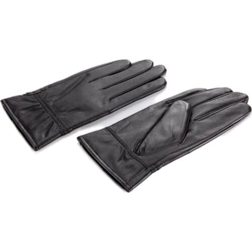Winter plus thick velvet men and women gloves 100/100 genuine sheepskin leather gloves AG-13