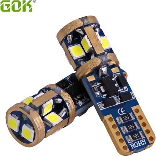 10PCS New t10 canbus Error Free w5w 194 168 led Super Bright 3030 SMD W5W t10 10smd Auto Reading Lamp Wedge Tail Side Bulb