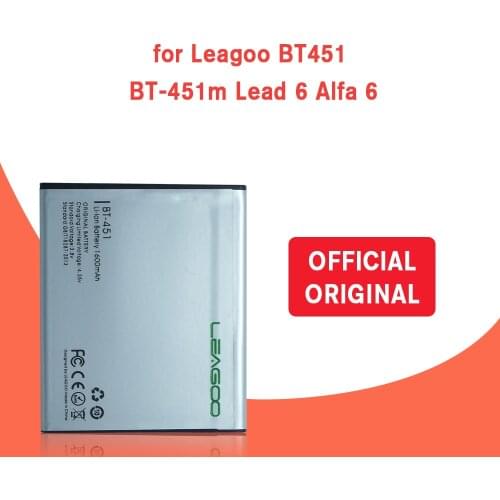 1600mAh Battery for Leagoo Alfa6 Alfa 6 Batteries BT-451M BT451 Battery+ Track Code