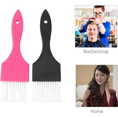 2Pcs Hair Coloring Brushes Plates Dye Cream Brushes Dye Hair Brushes Combs Professional Hairdressing Tools for Home Barber Shop