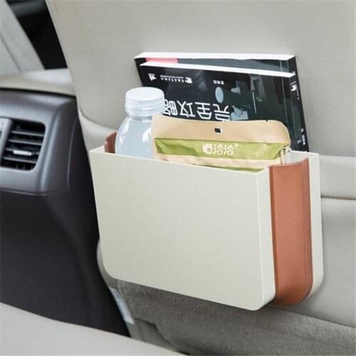 Car Storage Bag Hanging Box Back Seat Organizer Backseat Holder Pockets Car Organizer Seat Storage Universal Auto Organizer