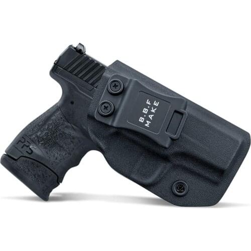 BBF Make IWB Kydex Custom Fit: Walther PPS M2 9mm/.40 Pistol - Inside Waistband Concealed Carry - Adj. No Wear - No Jitter
