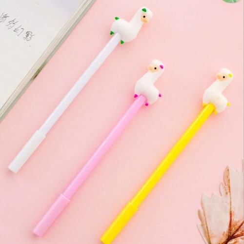 Free shipping 30pcs/lot Student Cute Kawaii Plastic School Writing DIY Office Stationery Gift Suppiles Gel Pen