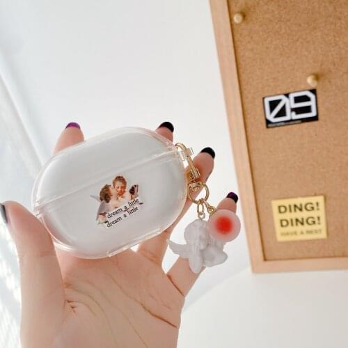 For Huawei Freebuds 4i 3 4 PRO Earphones Cases Luxury Cute with Keyring Pendant Protector Cover for Free buds 4 PRO Cover