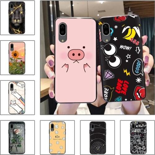 For Man Soft Phone Case For Sharp Aquos Sense3 Lite/Sense3/Basio/One S7/SH-02M/SHV45 For Woman Cute