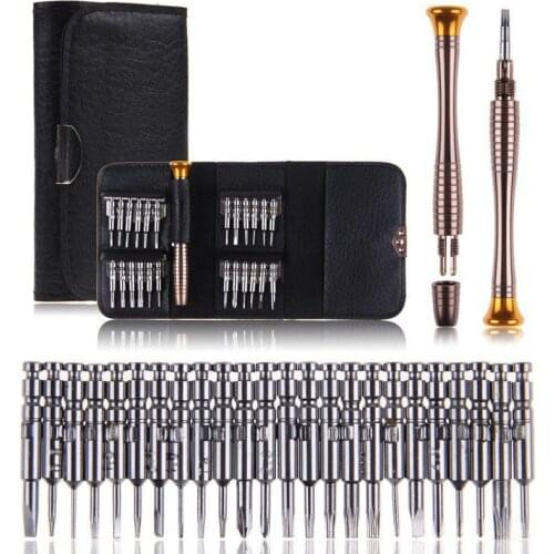 Cell Phone Repair Tools Set 25 in 1 Precision Torx Screwdriver for Laptop Cellphone Camera Watch Electronics