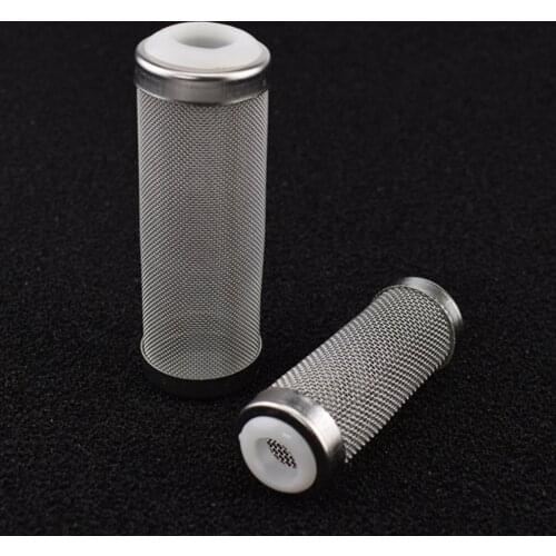 Stainless Steel Metal Tank Water Filter Tube Aquarium Filter Inflow Inlet Basket Mash Shrimp Guard Protect Aquarium Accessories