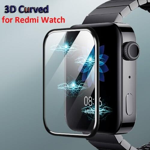 2pcs for Xiaomi Redmi Watch Full Screen Film 3D Curved Screen Protectors for Redmi Watch Easy To Fit Soft Film