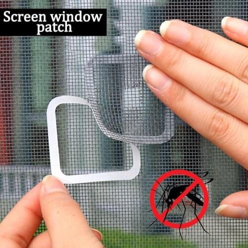 10cm Fix Net Mesh Window Home Adhesive Anti Mosquito Fly Bug Insect Repair Screen Wall Patch Stickers Mesh Window Screen