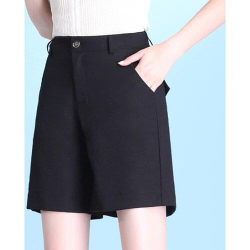 High Waist Casual Summer Shorts Loose Straight Womens Short Pants Thin 3XL To 4XL Plus Size Women Robes TA9891