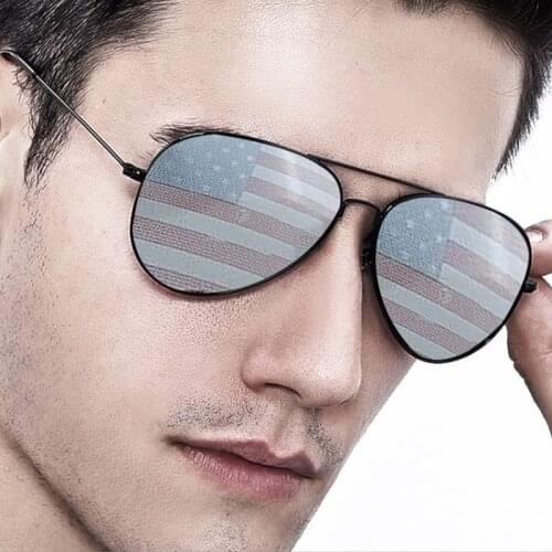 Sunglasses Independence Day Glasses Classic USA Flag Sunglasses Party Prop Sun Glasses For Men
