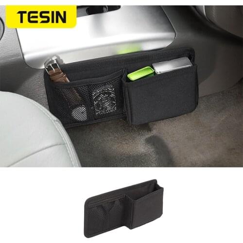 TESIN Stowing Tidying for Jeep Liberty Car Gear Shift Storage Bag Organizer Tray for Jeep Liberty 1999-2007 Car Accessories