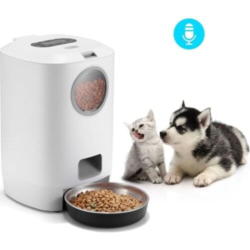 Pet Feeder Smart Pet Feeder Cat and Dog Feeder Timing and Quantitative Smart Feeder Automatic Pet Feeder