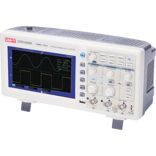 UNI-T UTD2102CEX digital storage oscilloscope 50MHz 70MHz 100MHz bandwidth storage depth 25kpts3