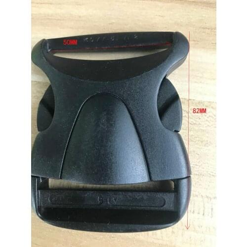 Military Mens Webbing Belt BLACK Strap 50mm Army Plastic Buckle