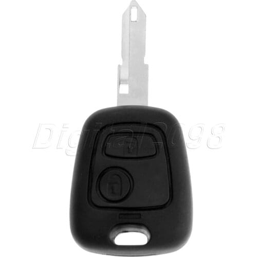 Yetaha 2 Buttons Remote Car Key Shell Case Auto Replacement Key Fob For Peugeot 106 206 306 405 Car-covers