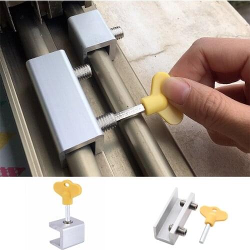 1pc Screen Lock Limiter Window Sliding Safety Belt Lock Anti Theft Lock Limiter Window Lock Translation Screen Lock Tool