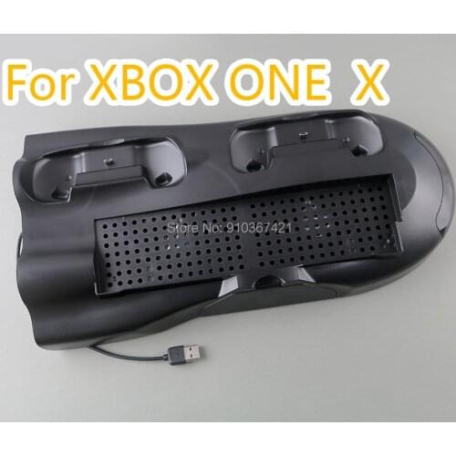 1pc Charging Port for Xbox One X Console Parts Vertical Cooling Fan Stand Disk Storage Tower Dock 3 HUB 2 for Xbox One X