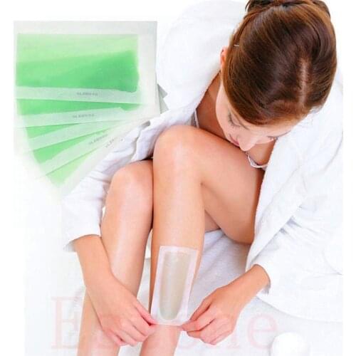 10Side/Set Double Side Leg Body Face Body Hair Removal Remover Depilatory Wax Strips Papers Summer Beauty Waxing Tools