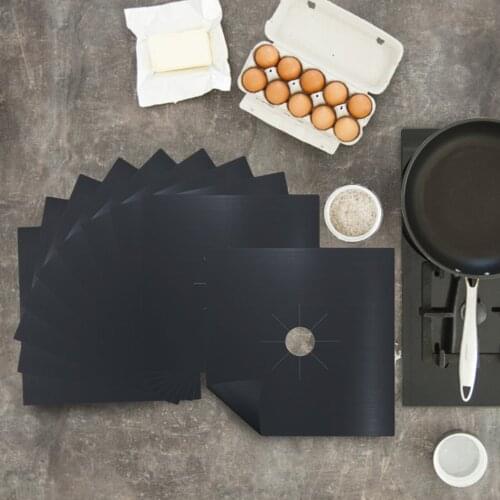 10Pcs Stove Cover Burner Covers With Nonstick Coating Liners Stove Top Protector Reusable Covers For Gas Burners