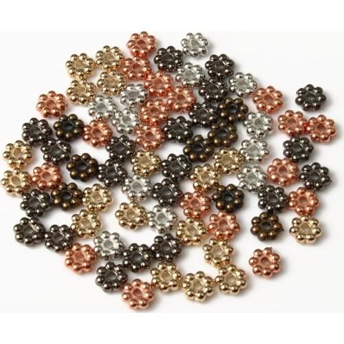 100/200PCS small beads CCB Beads Spacer Beads Seed Plastic Spacer Loose Beads DIY Jewelry Accessorie Pick Size 4MM 6MM