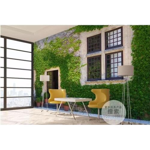 Custom photo 3d wallpaper Plant vine window sill background wall home decor living room 3d wall murals wallpaper for walls 3 d