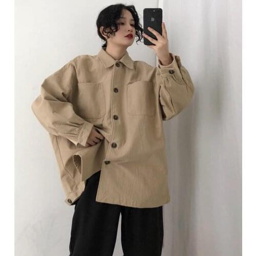 Blouse Women Coat for Women Long Shirt Loose Shirt Women Blusas Ropa De Mujer