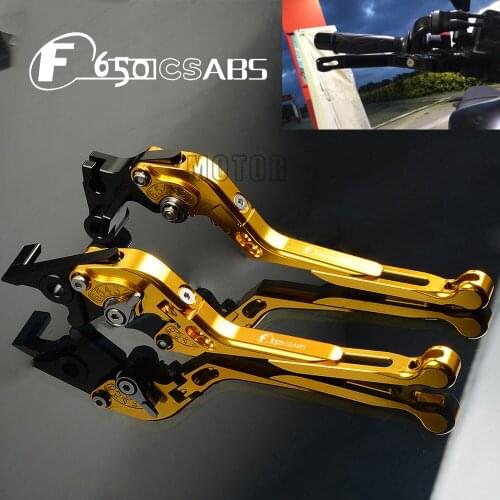 For BMW F650CS ABS/Daker ABS 2004-2008 F650 F 650CS 650 CS Motorcycle CNC Adjustable Folding Extendable Fold Brake Clutch Levers