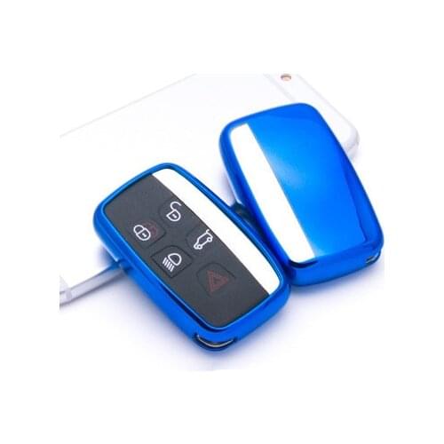 TPU Elegant Car Key Cover Key Case Bag For Land Rover RANGE ROVER SPORT Freelander 2 DISCOVERY 4 Evoque Key Chain car styling