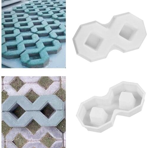 Paving Mould Garden Pavement Mold Diy Pavement Walkway Floor Maker Moulds Tool For Garden Decoration Cement He