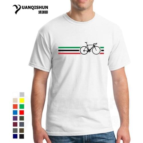 Boutique T Shirt Bike Stripes Italian National Road Race V2 T-Shirt 16 Colors Fashion Short-Sleeve Tee Shirt Male Casual Tshirt