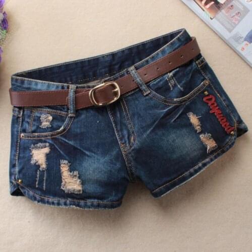 2020 summer new fashion loose denim shorts women low waist jeans shorts plus size 3XL