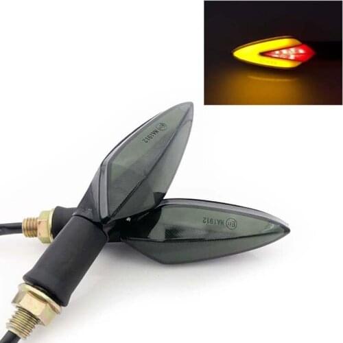 Motorcycle Waterproof Signal Lights Steering Motorbike Accessories LED Turn Signal Daytime Lights Brightness Blinker Lamp 2pcs