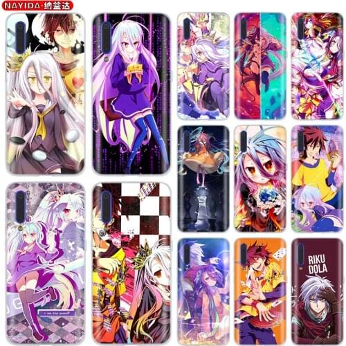 No Game NO life Anime Soft Silicone Case For Xiaomi 11 10 9 8 A2 A3 CC9 Lite Note 10 Pro 5X 6X 10i 9se Cover