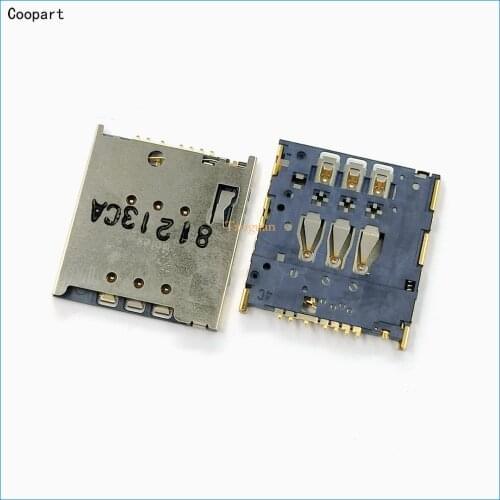 2pcs/lot Coopart New SIM Card Reader Holder Connector Socket Slot for SONY LT30 LT22 LT22i LT30i LT30P top quality