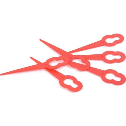 40*Plastic Blades Red Plastic Good Working Condition Easy To Install Fits For Florabest LIDL FRTA 20 A1 Lidl IAN 282232