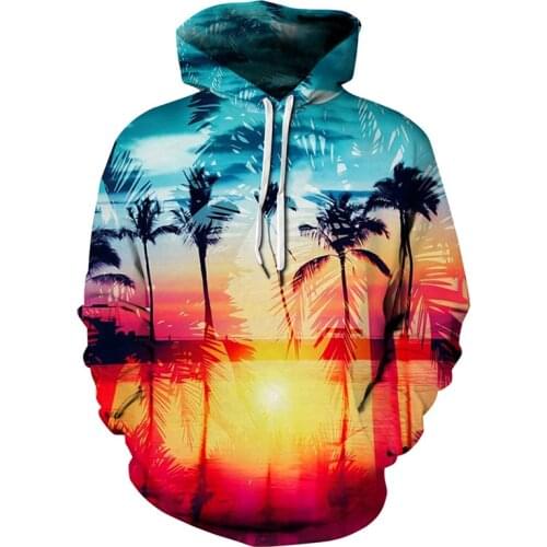 Natural scenery/Galaxy Hoodies Men/Women Sweatshirt Hooded 3d Brand Clothing Cap Hoody Print Starry Woods Tops
