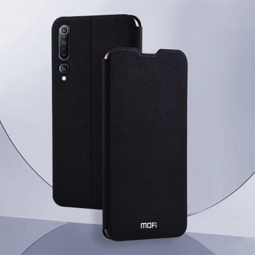 Mofi Slim Flip Cases For Xiaomi Mi 10 Case / Pro / Lite Youth 5G For Xiaomi Mi 9 Lite Se Pro Cover PU Leather + TPU Funda Coque