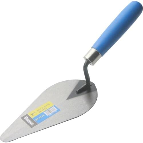 High quality 6 inch stainless steel Plasterers Plastering Trowel with Handle Tiles scraping gray knife Construction Tools