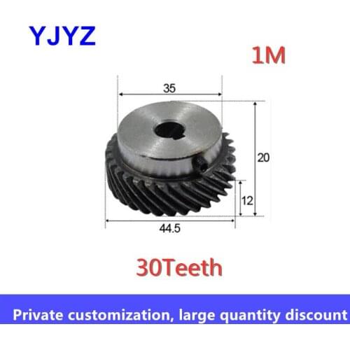 High Precision tooth Helical Gears 1M 30 teeth Inner diameter 8mm 10mm 12mm 14mm 15mm