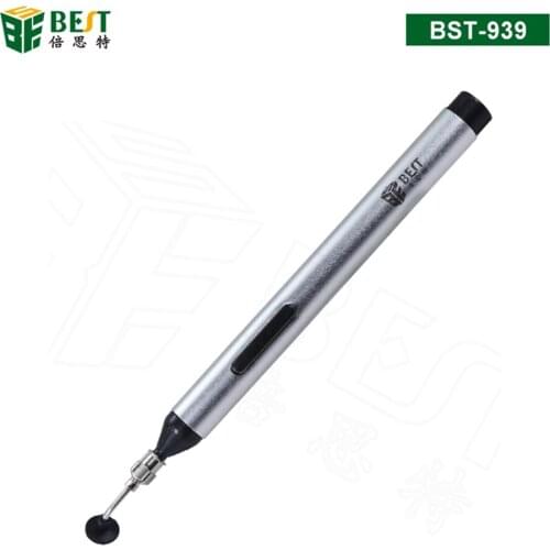 1Pc IC SMD SMT Vacuum Sucking Suction Pen Sucker Pick Up Tool Solder Desoldering IC Easy Picker Hand Tool with 3 Suction Headers
