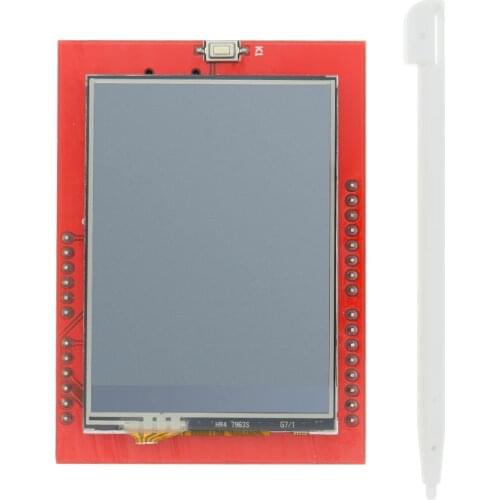 10pcs/lot 2.4 inch TFT LCD touch screen color screen module for Arduino UNO R3 Board and support mega 2560 with gif Touch pen