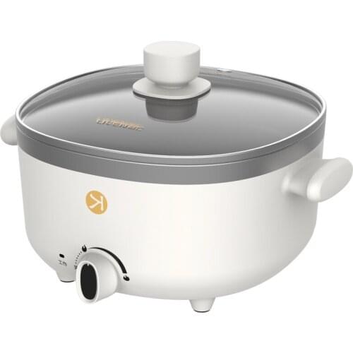 220V 3L Household Electric Hot Pot Multi Cooker Non-Stick Frying Pot Portable Hotpot Cooking Machine