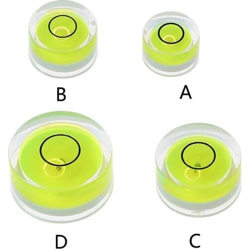 5pcs Round Bubble Level Mini Spirit Level Bullseye Level Measurement Instrument