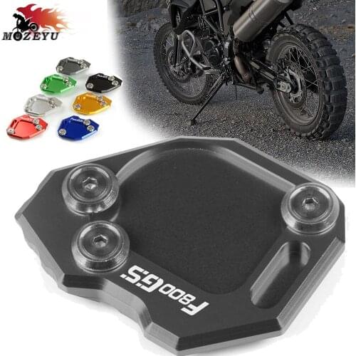 FOR BMW F800GS 2008 2009 2010 2011 2012 2013 2014 2015 Motorcycle Kickstand Foot Side Stand Pad Support Plate Enlarge Stand