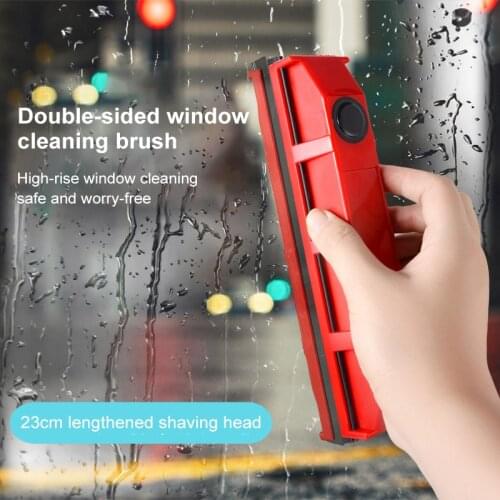 Double-sided Portable Simple Magnetic Window Cleaner Cleaning Tool Powerful Magnetic Glass Cleaning Brush High-rise Home Use